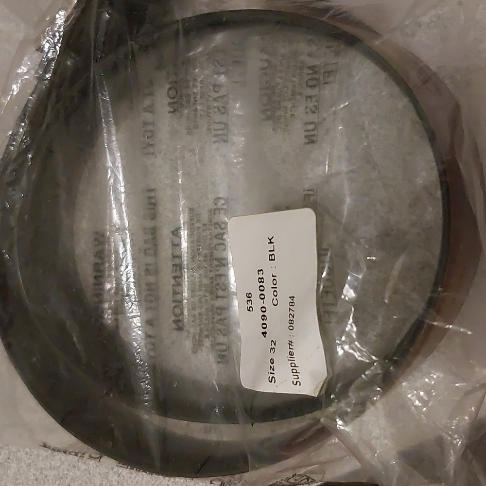 Brand new men's 32nch black belt in the original package